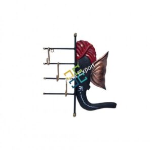 Elegant Key organizer/wall Hook for decor wall of Lord Ganesh figurine