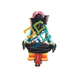 Unique Wall art hanging Showpiece of ganpati with  Dholak for wall decor/gift purpose