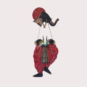 Wonderful Lord ganesha with manjeera wall hanging showpiece for wall decor