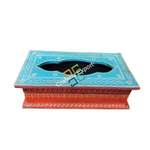 wooden tissue box