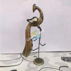 Peacock shaped design keyhander/ bangle stand showpiece