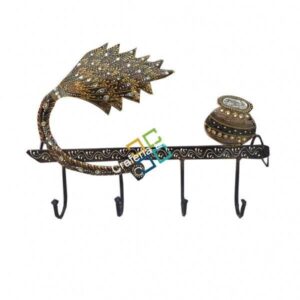 Vintage Krishna-Mor-Pankh Key Hanger