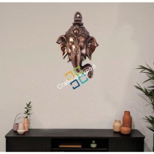 Ethnic Wall hanging metal Ganesha idol showpiece/ gift items