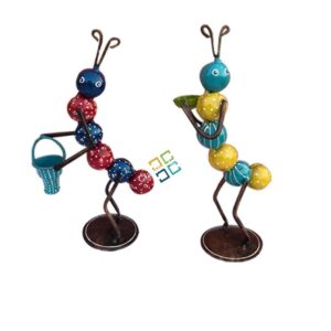 Colourful Ant Labour set of 2 showpiece for home decor/office /gifts items