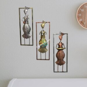 Ethnic Musical Men Wall Hanging/Wall decor/showpiece(Set of 3)